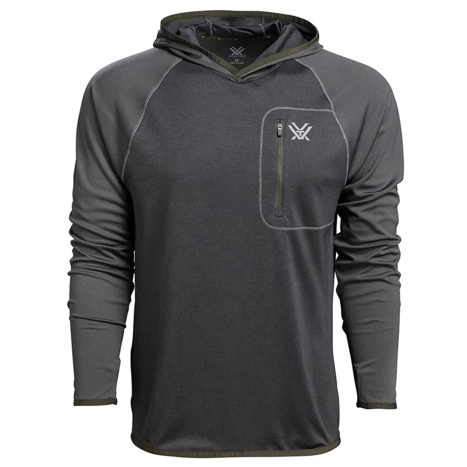 Vortex Weekend Rucker Hooded Men's X-Large Color: Charcoal SKU 1370100