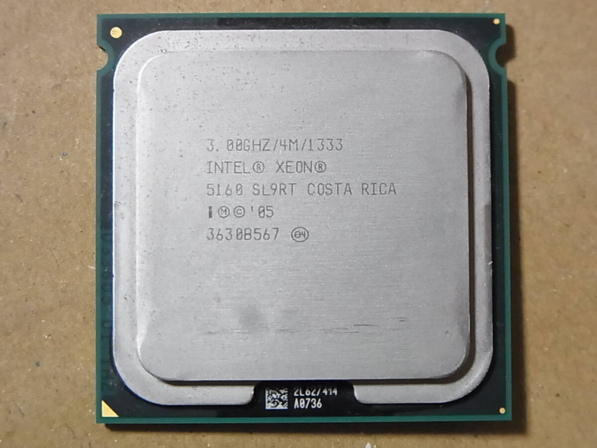 Intel Xeon 5160 SL9RT 3.00GHz/4M/1333 Woodcrest fastest LGA771 2 Cores (Ci1166)