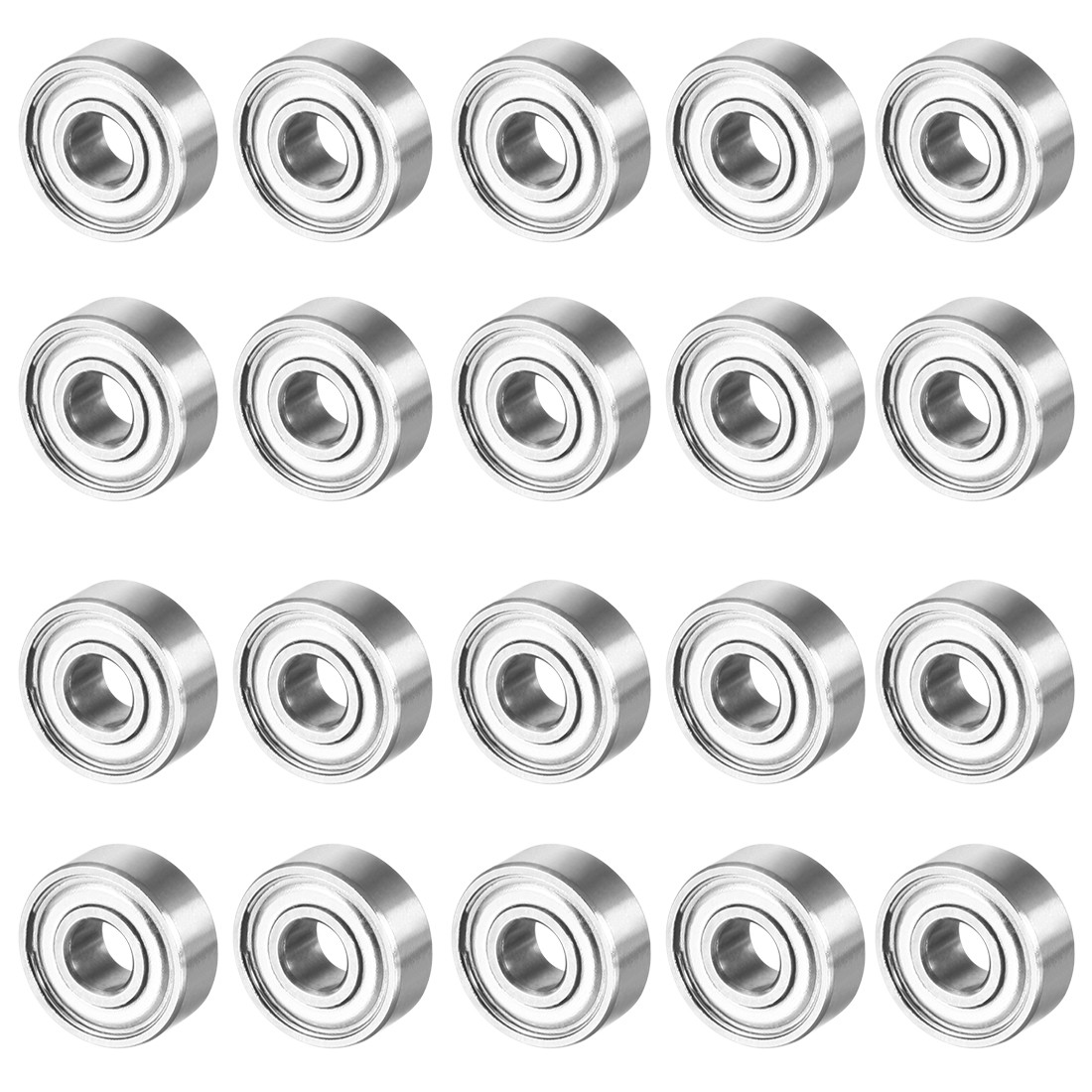 20pcs MR83ZZ 3mmx8mmx3mm Double Shielded Miniature Deep Groove Ball Bearing