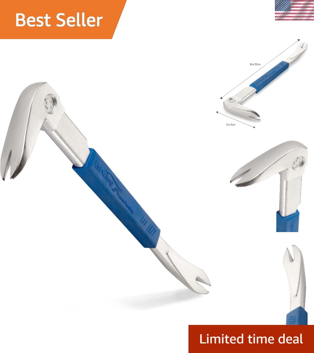 Precision Engineered 9" Nail Puller - Minimal Wood Damage & Maximum Leverage