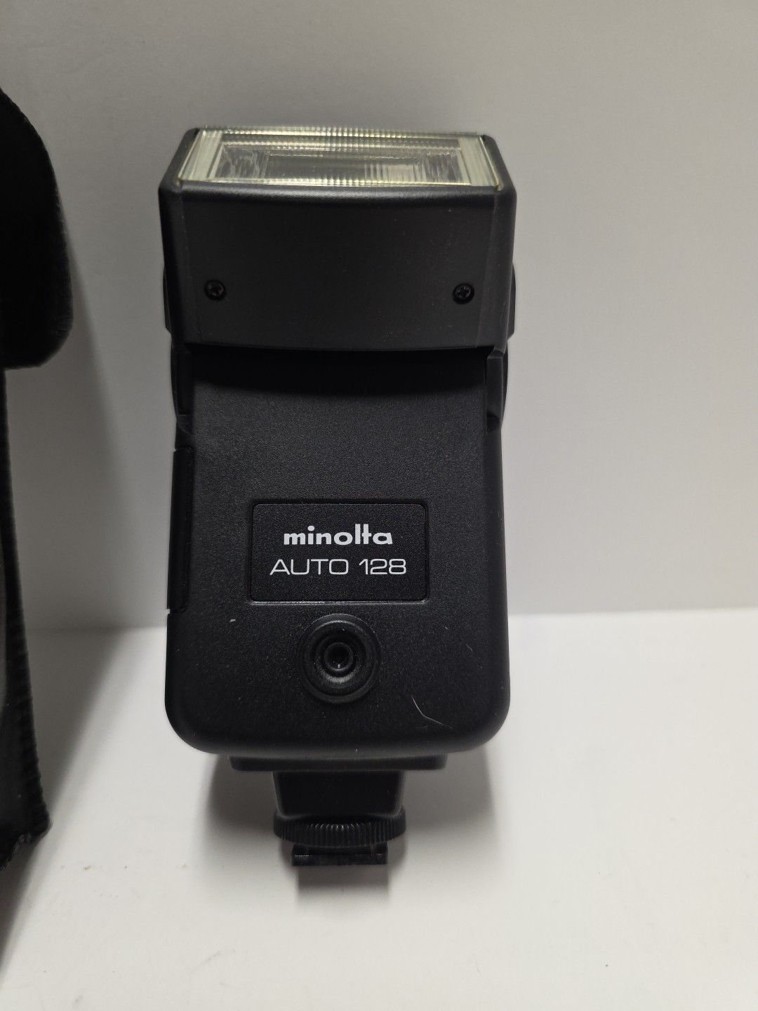 Genuine Minolta Auto 128 Flash Tested, Working Excellent Condition Includes Case