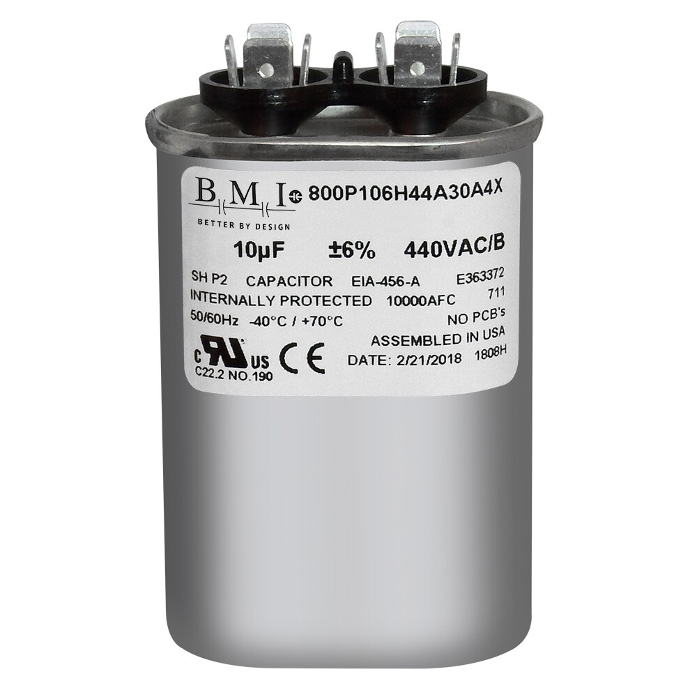 14032 - Mars OEM Replacement Run Capacitor 440/370 VAC 10 MFD Oval