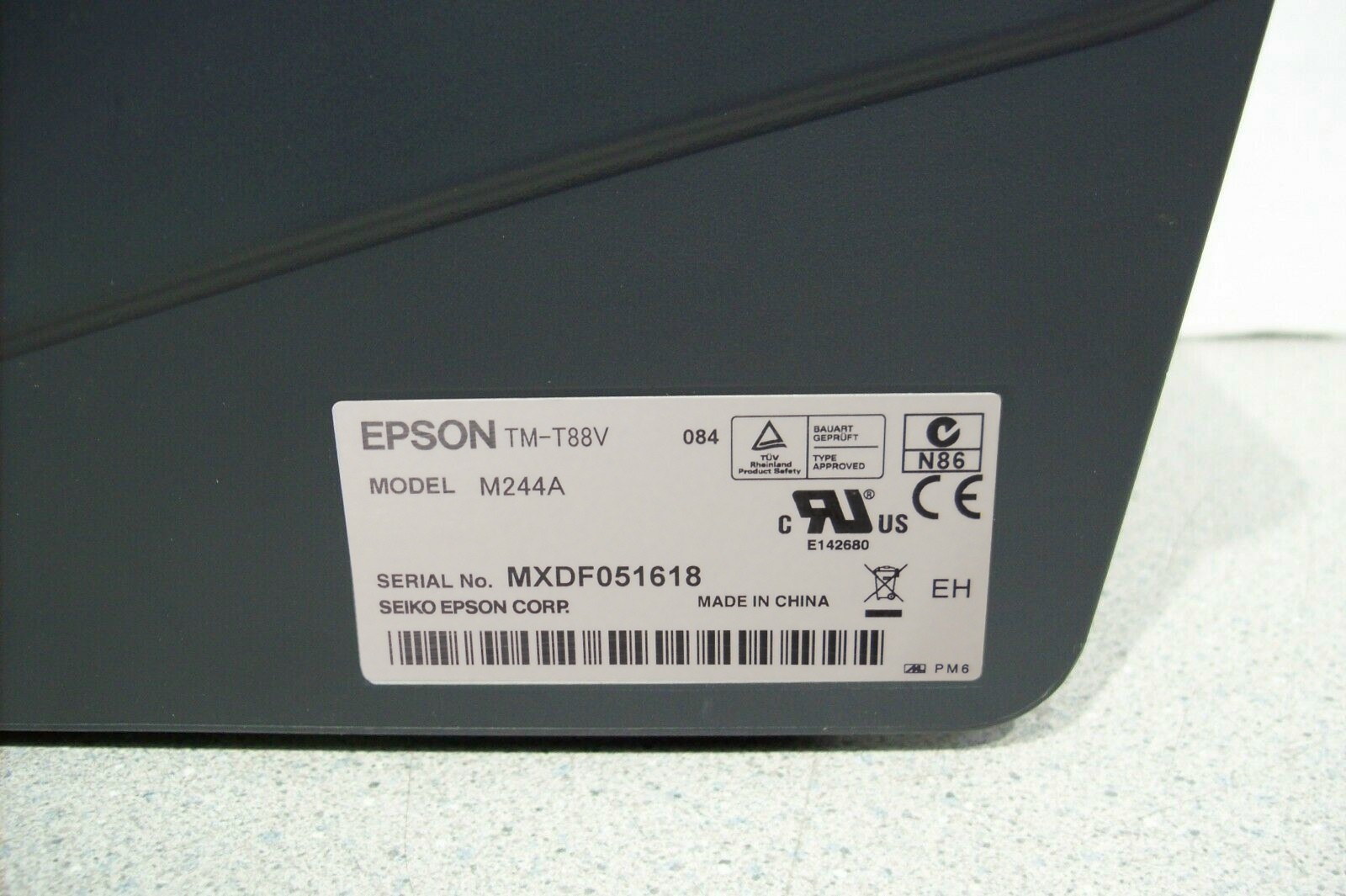 Epson TM-T88V M244A POS Serial USB Thermal Receipt Printer Printer