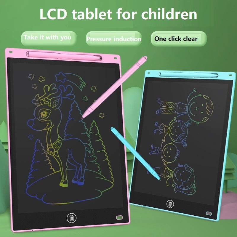 Lcd Writing Drawing Tablet Electronic Graphic Board for Kids Notes Design