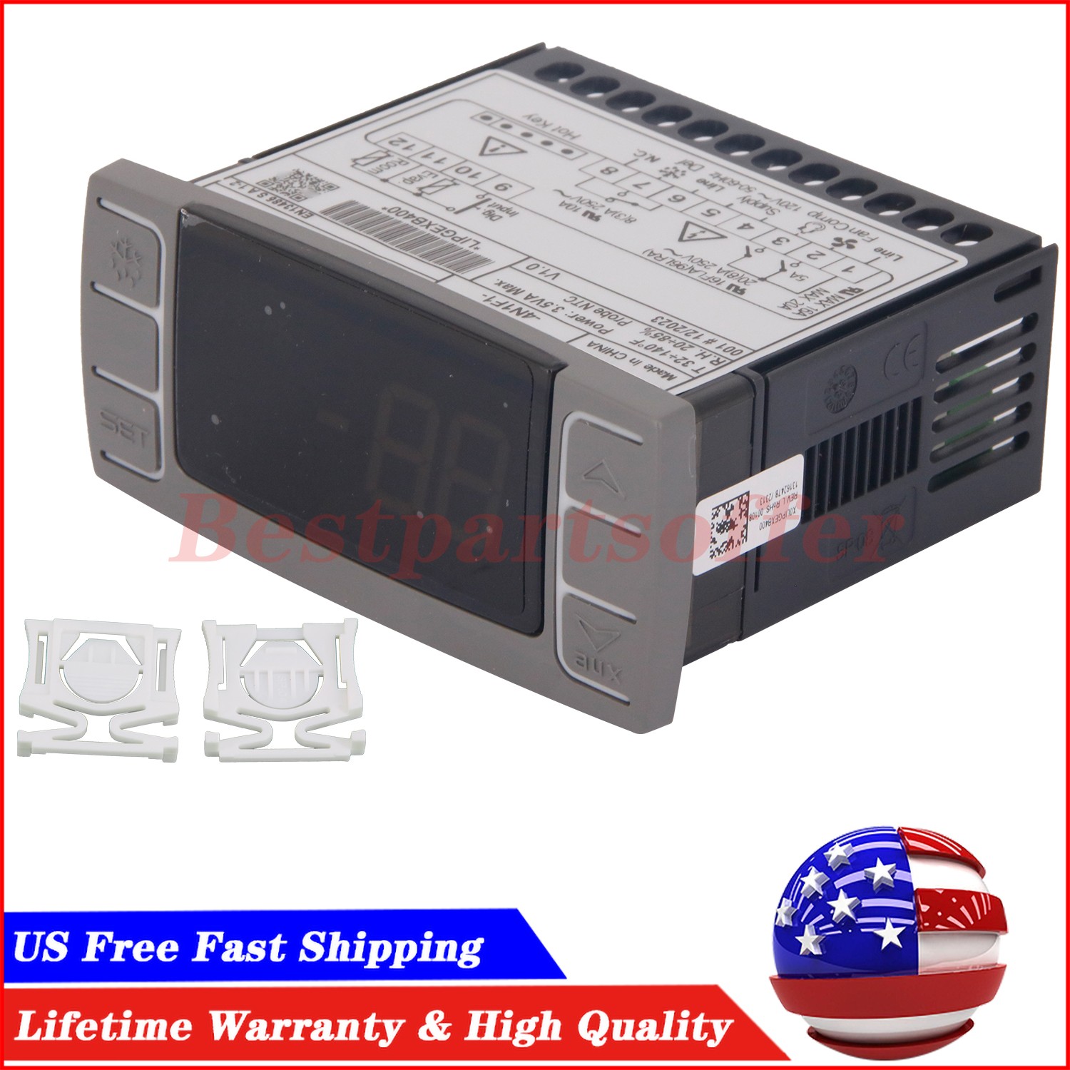 XR06CX-4N1F1 For DIXELL Temperature Controller Black Panel XR06CX4N1FI