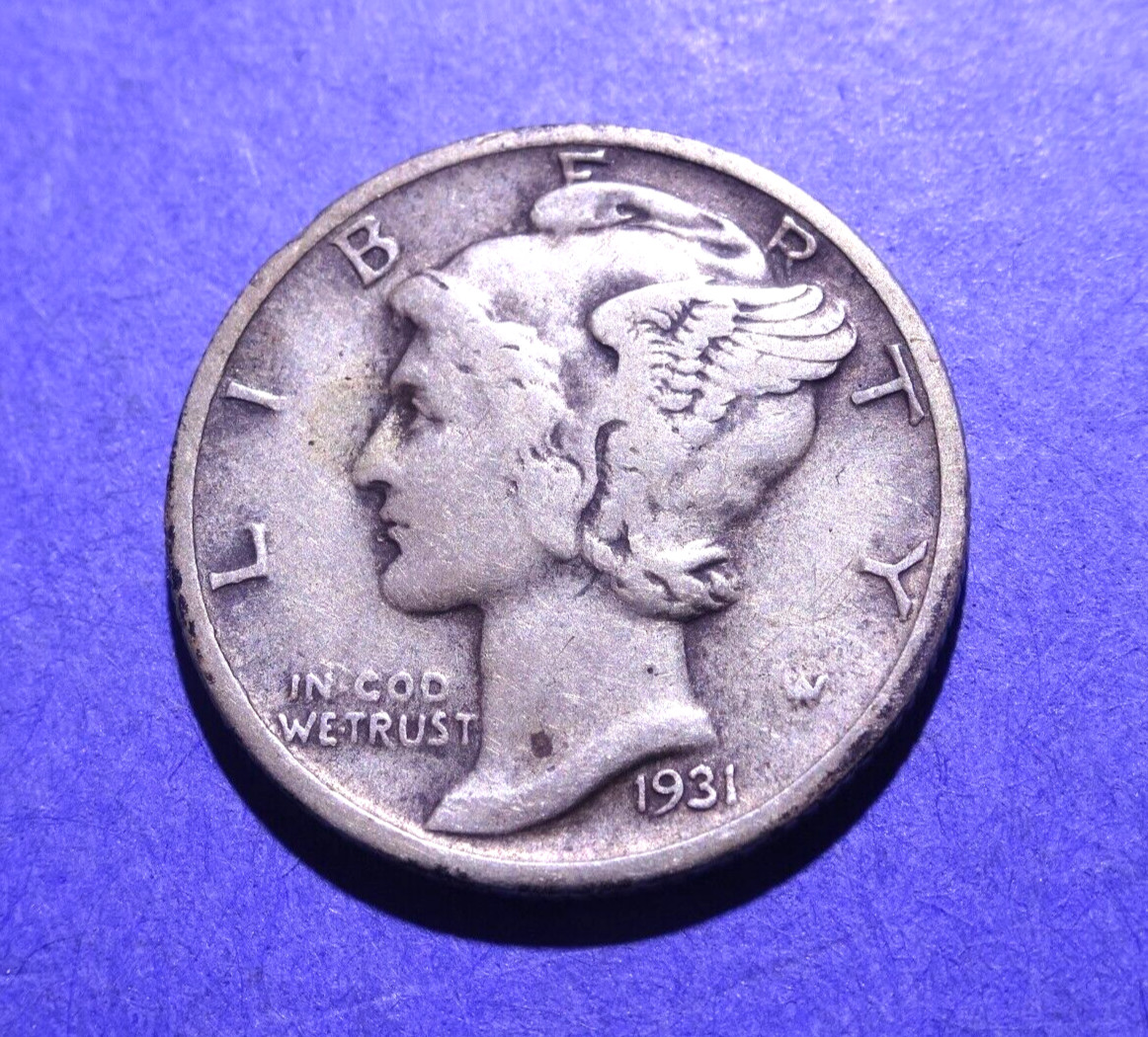 1931-S Mercury Dime  Ch. VF  PRICE DROP