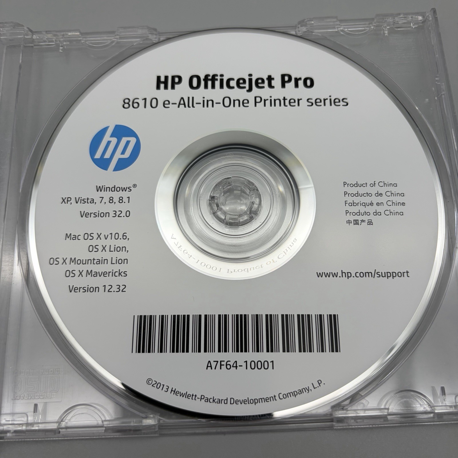 HP Officejet Pro 8610 e-All-in-One Printer Series Drivers & Software DISC ONLY