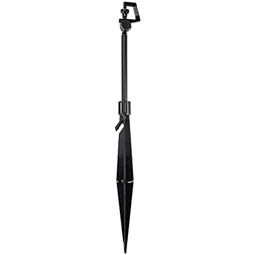 Raindrip R176CT Full Circle Rotary Adjustable Sprinklers and 8" Stakes (2 Pack)