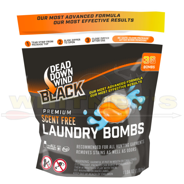 Dead Down Wind Black Premium Laundry Bombs - 36pk - 118418