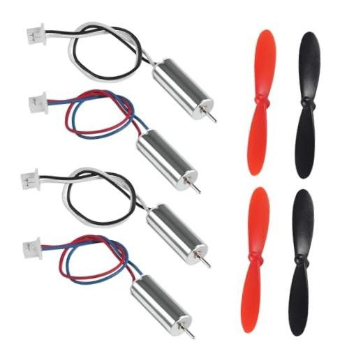 4pcs 716 Coreless Motor 3.7V Brushed Motors with JST 1.25 Connector + 7x16mm