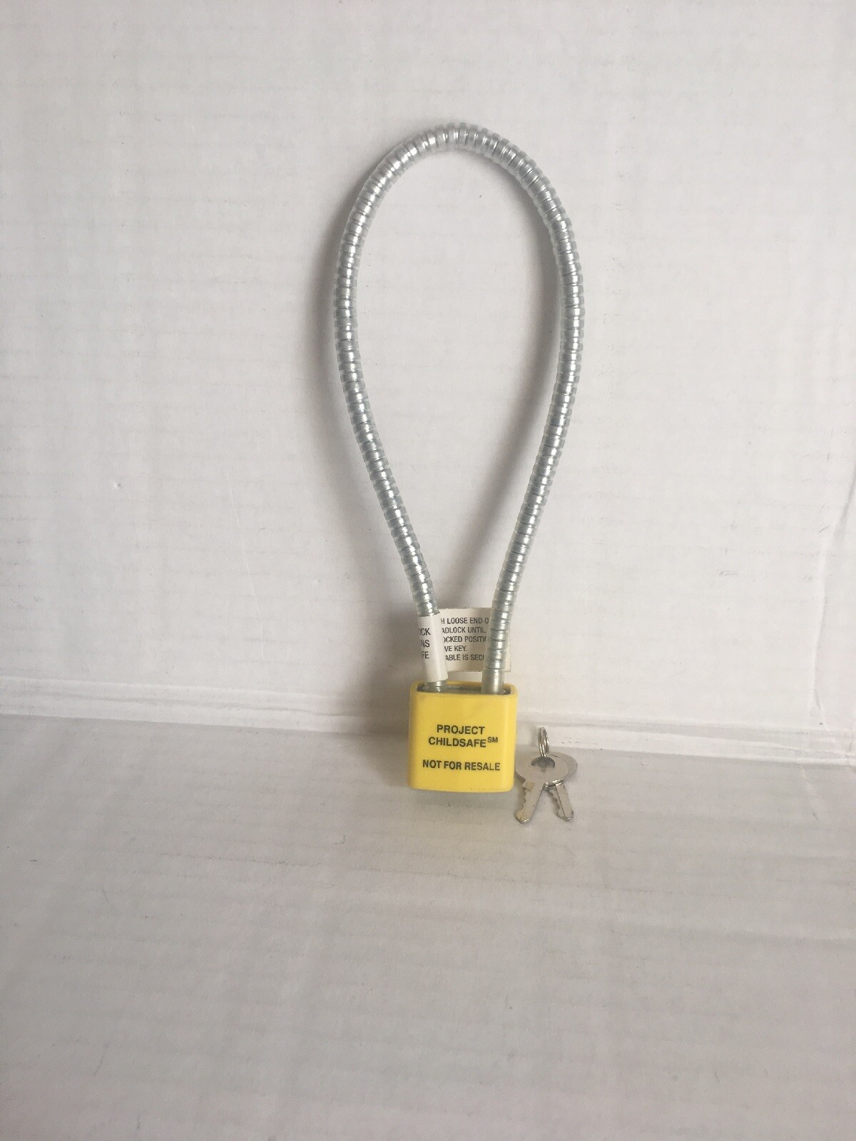 Project Childsafe Steel Cable Gun Lock, NEW No Box