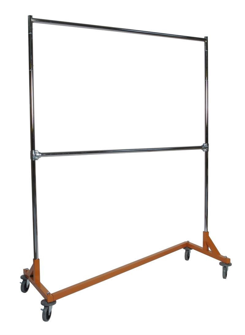 Heavy Duty Commercial Double Rail Rolling Z rack
