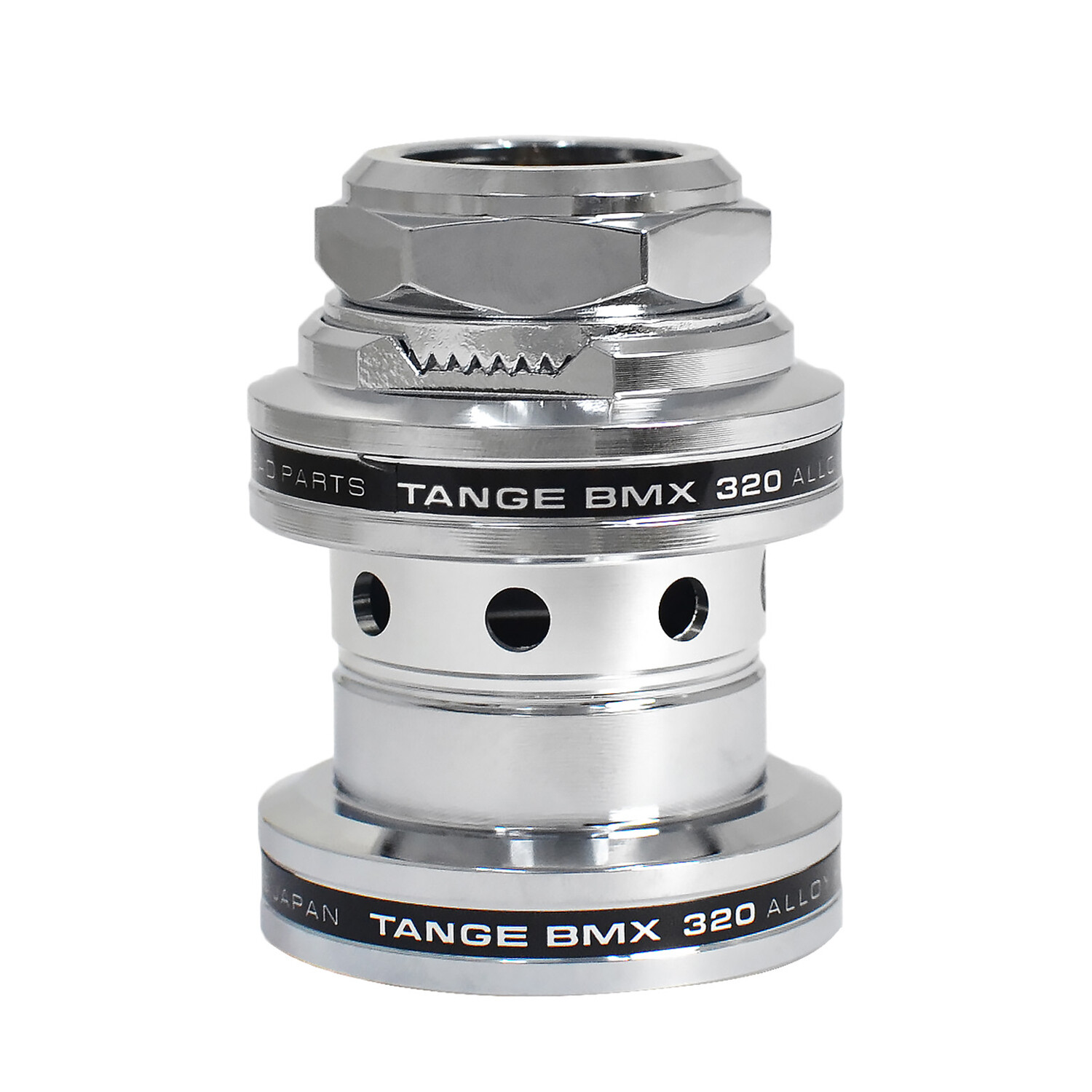 Tange MX320 Headsets Old School BMX 1" Threaded 32.7mm Cup , Super Polish Silver
