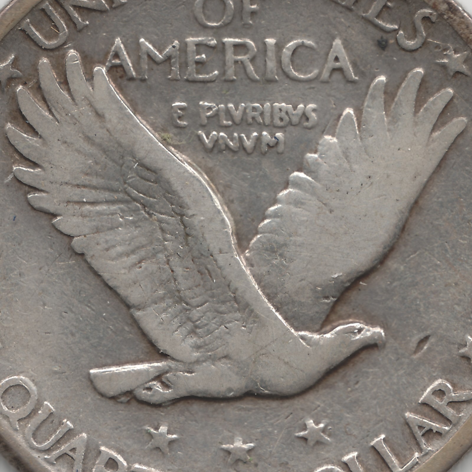 1917 S Type 2 Standing Liberty Quarter, F