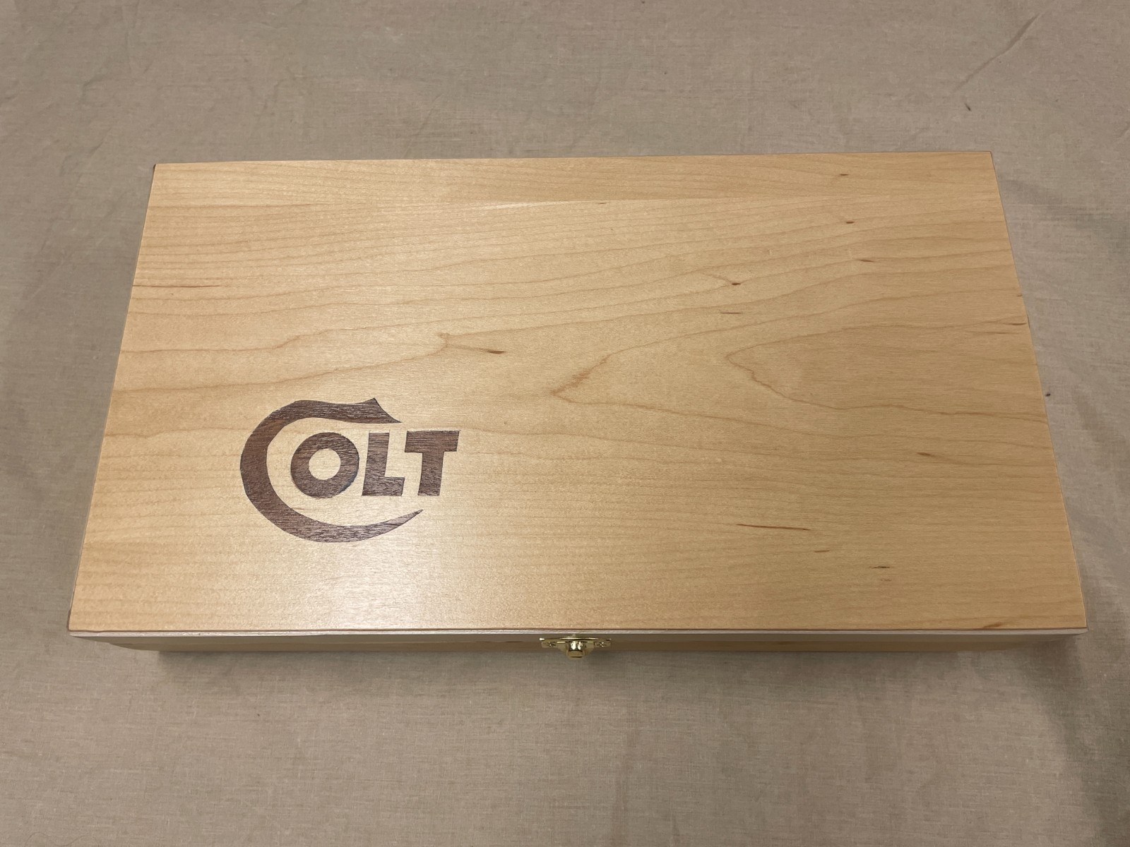 Hand Crafted light Colt Solid wood Storage boxes, gun case, display box.