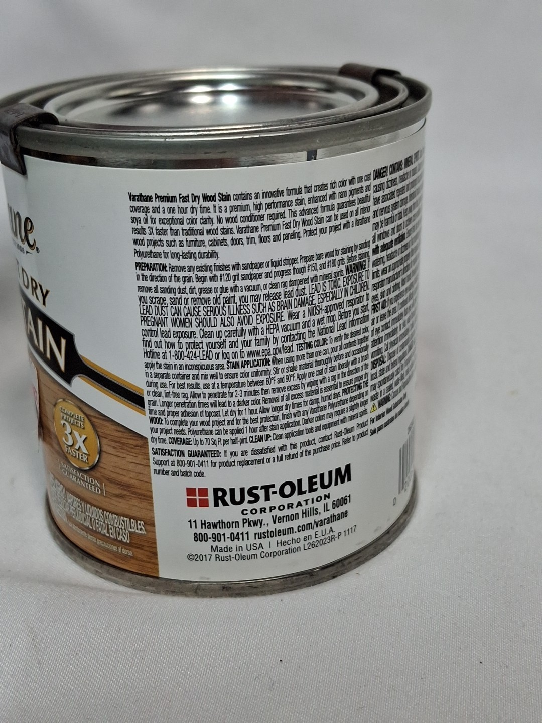 Rust-oleum, Varathane Semi-Transparent SPRING OAK Oil-Based Urethane, 1/2 pint