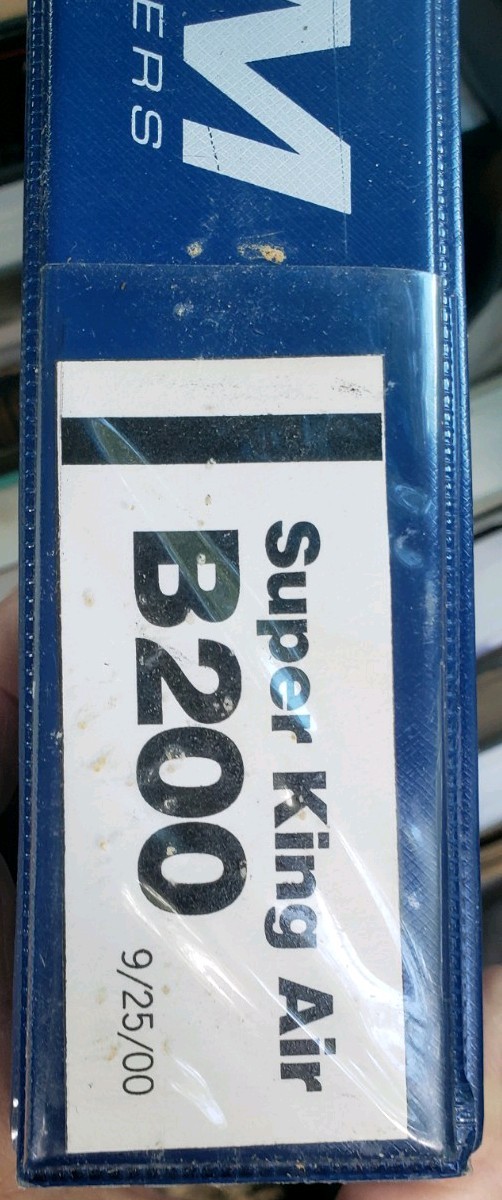 SIMCOM Beechcraft Super King Air B200 Reference Manual 9/2000