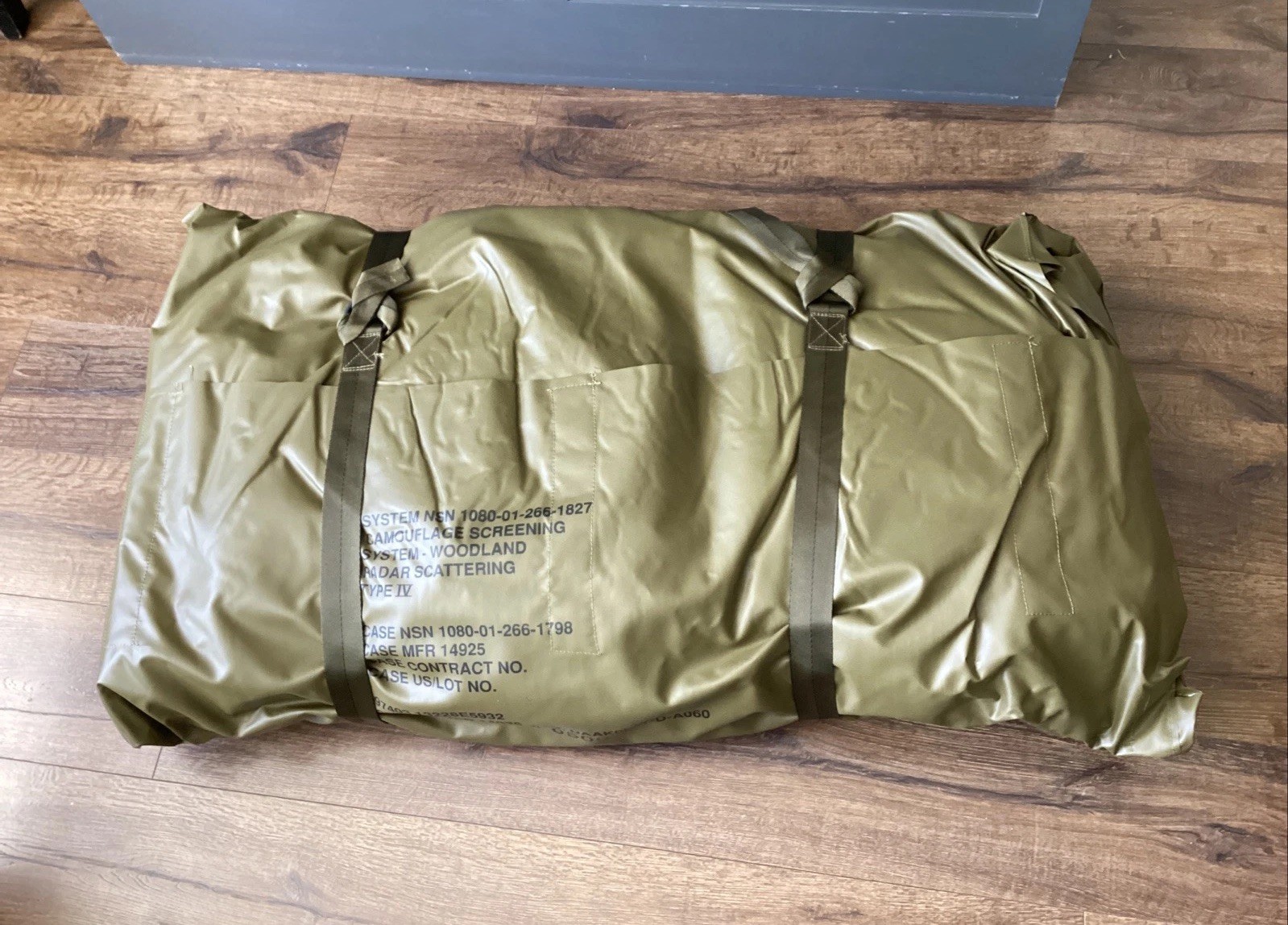 WOODLAND 1080-01-266-1827 CAMOUFLAGE SCREENING SYSTEM RADAR SCATTERING TYPE IV