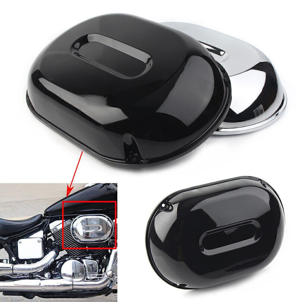 Pair Motor Air Filter Cover Protector For Honda Shadow Spirit VT750DC 2001-2007