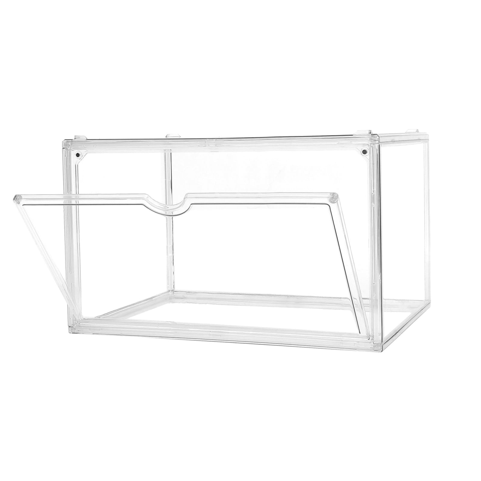 Sewup Shoe Boxes Clear Plastic Stackable Acrylic Sneaker Shoe Display Case Tr...