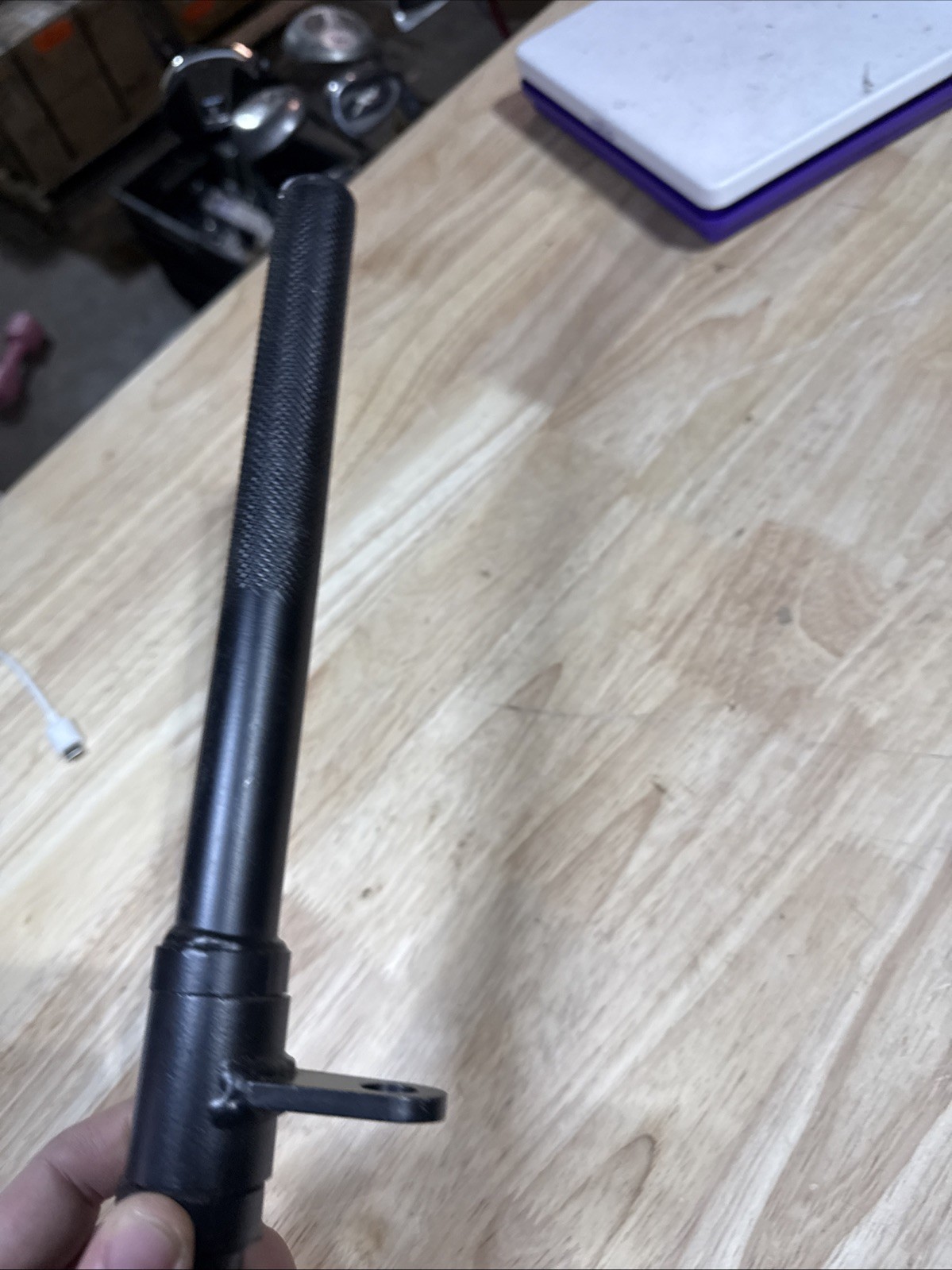 Cable Attachment Tricep Pushdown Short Straight Bar New READ