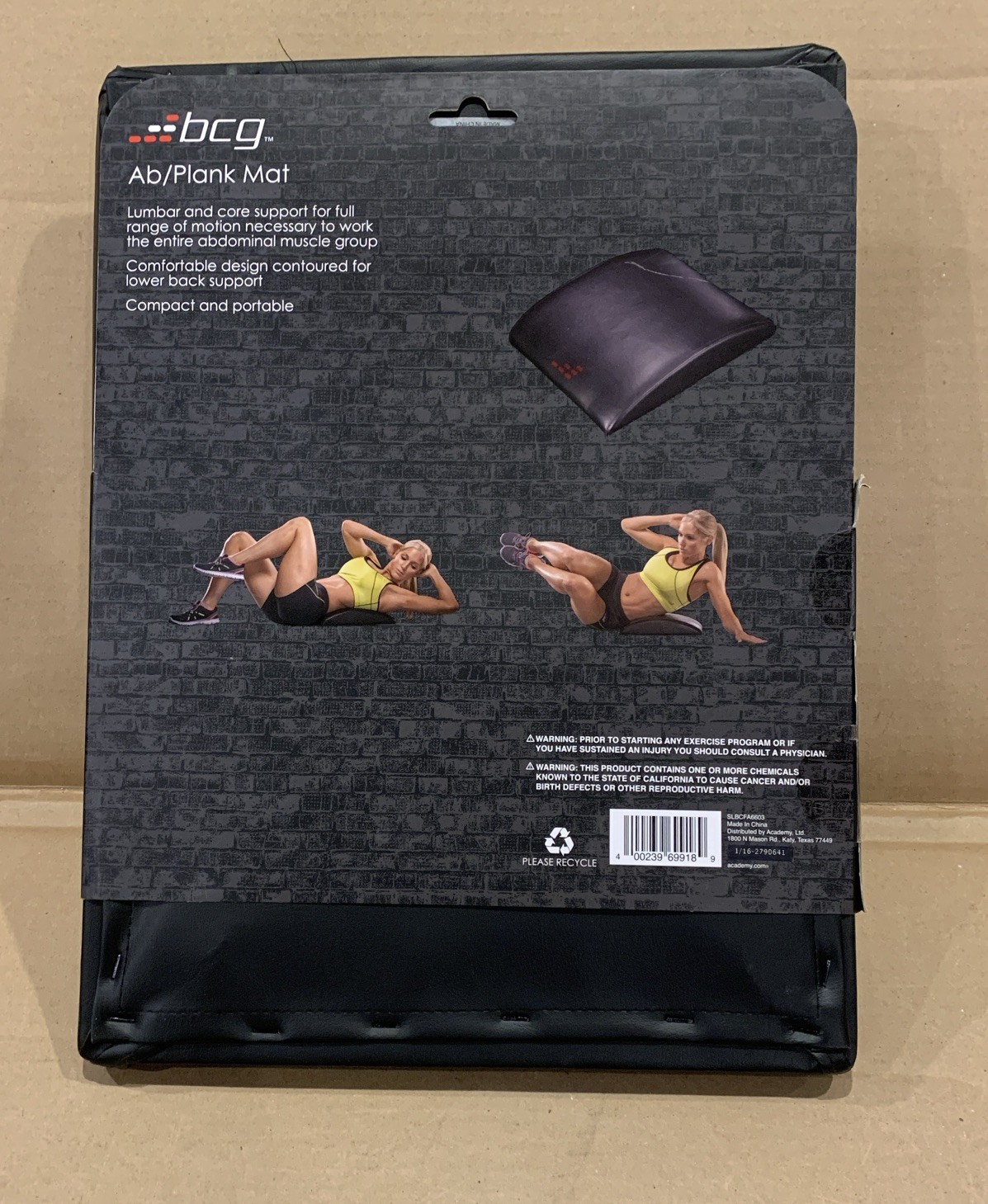 Ab Plank Exercise Mat Sit Up Pad Abdominal & Core X-Training