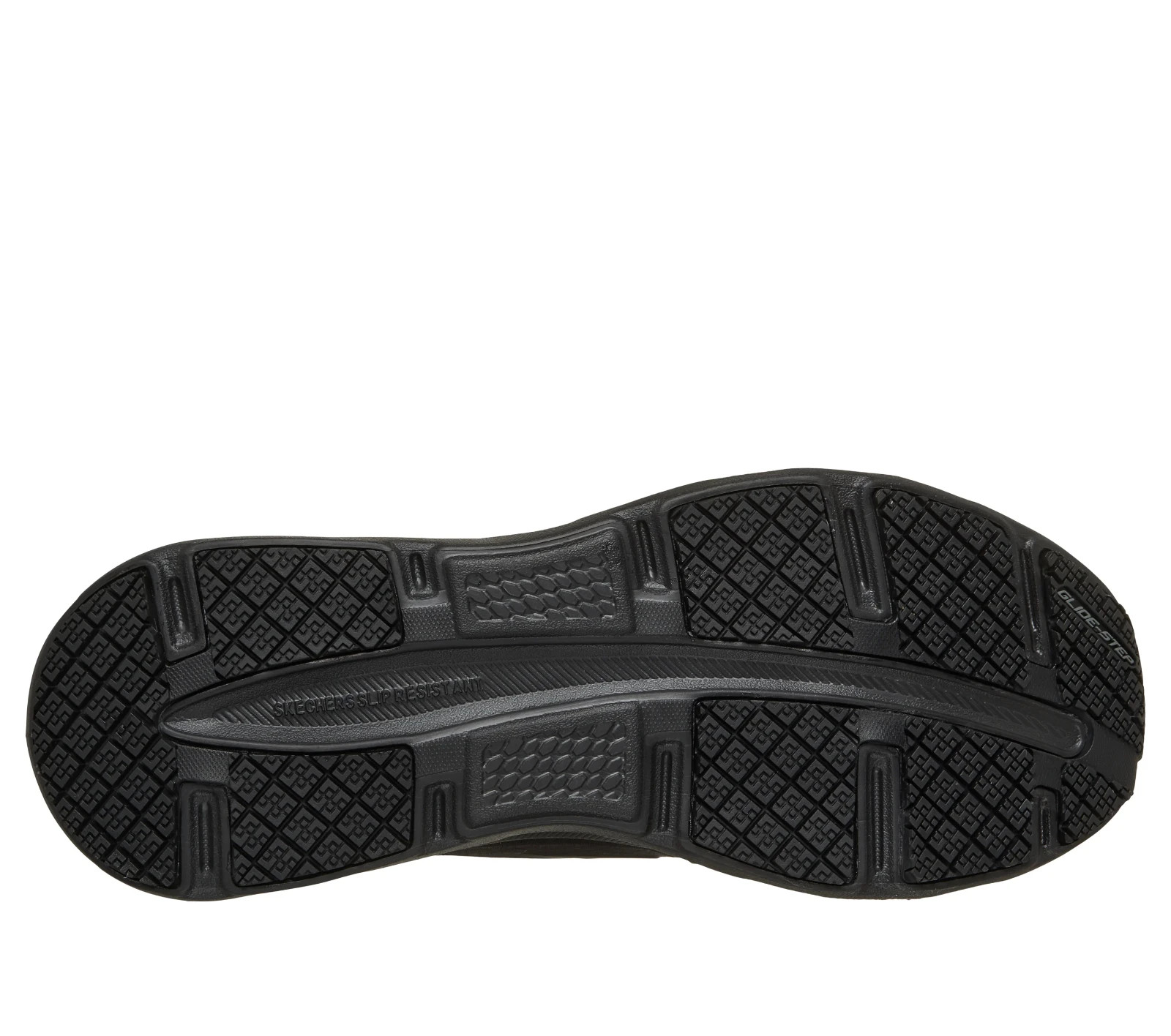Skechers Shoes Work Men's Slip Ins Black Glide Memory foam Slip Resistant 200452