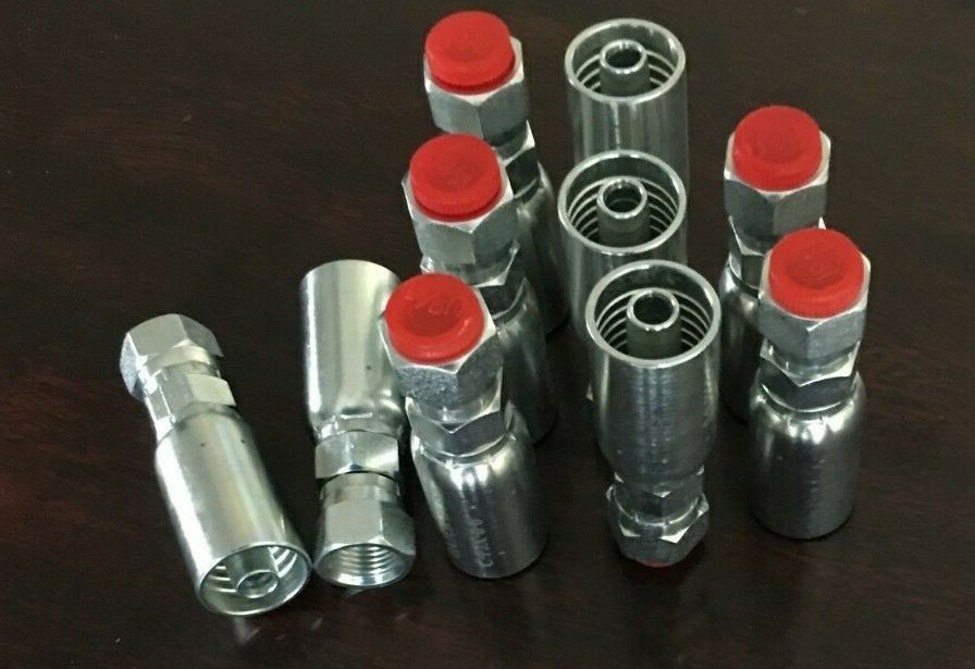 10 PK FJX-08-10 | 1/2" Hydraulic Hose x 5/8" JIC Female Swivel Fitting- HY, U