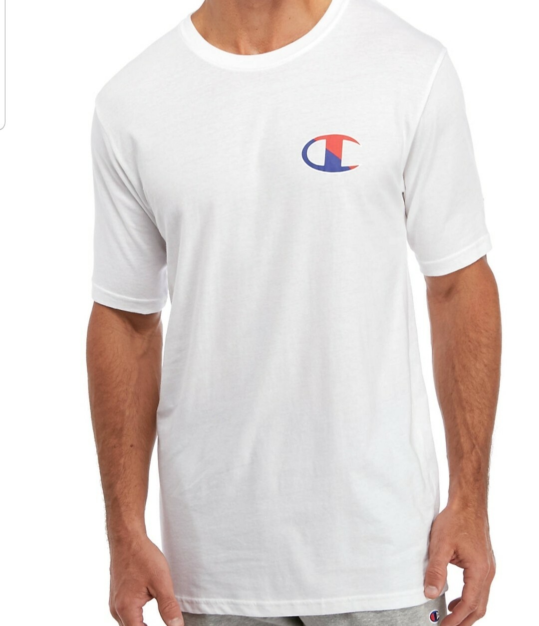 Champion IPO Repeat C Logo"Surf The Web Blue Black" & Tshirt, Men size 9
