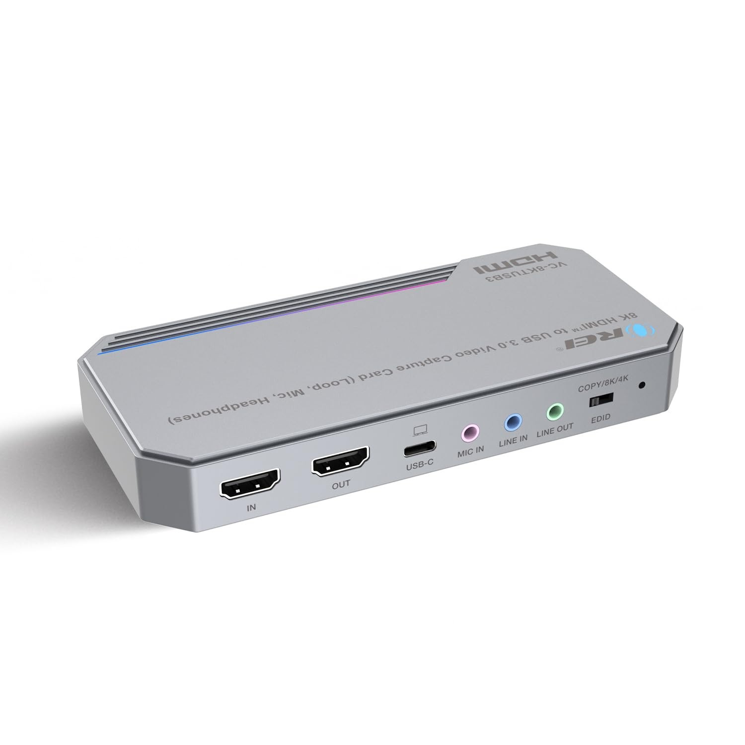 New - OREI 4K@60Hz HDMI Capture Card for Streaming, USB 3.0 HDMI (VC-8KTUSB3)
