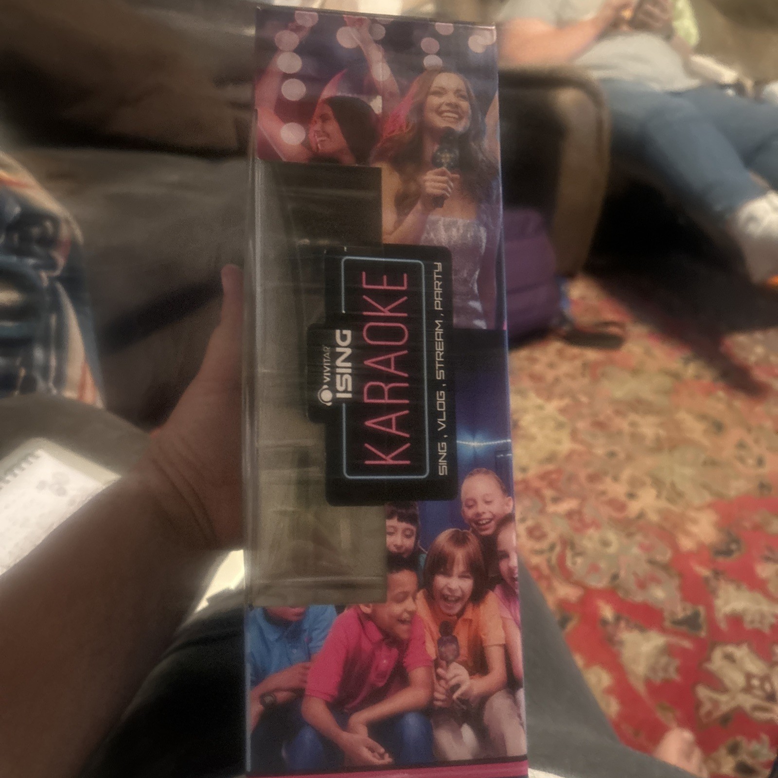 Ising Vivitar Light-Up Bluetooth Karaoke Microphone New In Box