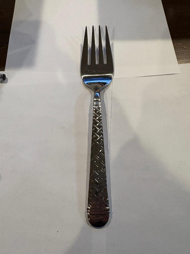 INTERNATIONAL "NANTUCKET WEAVE" Cold Meat Fork - Brand New
