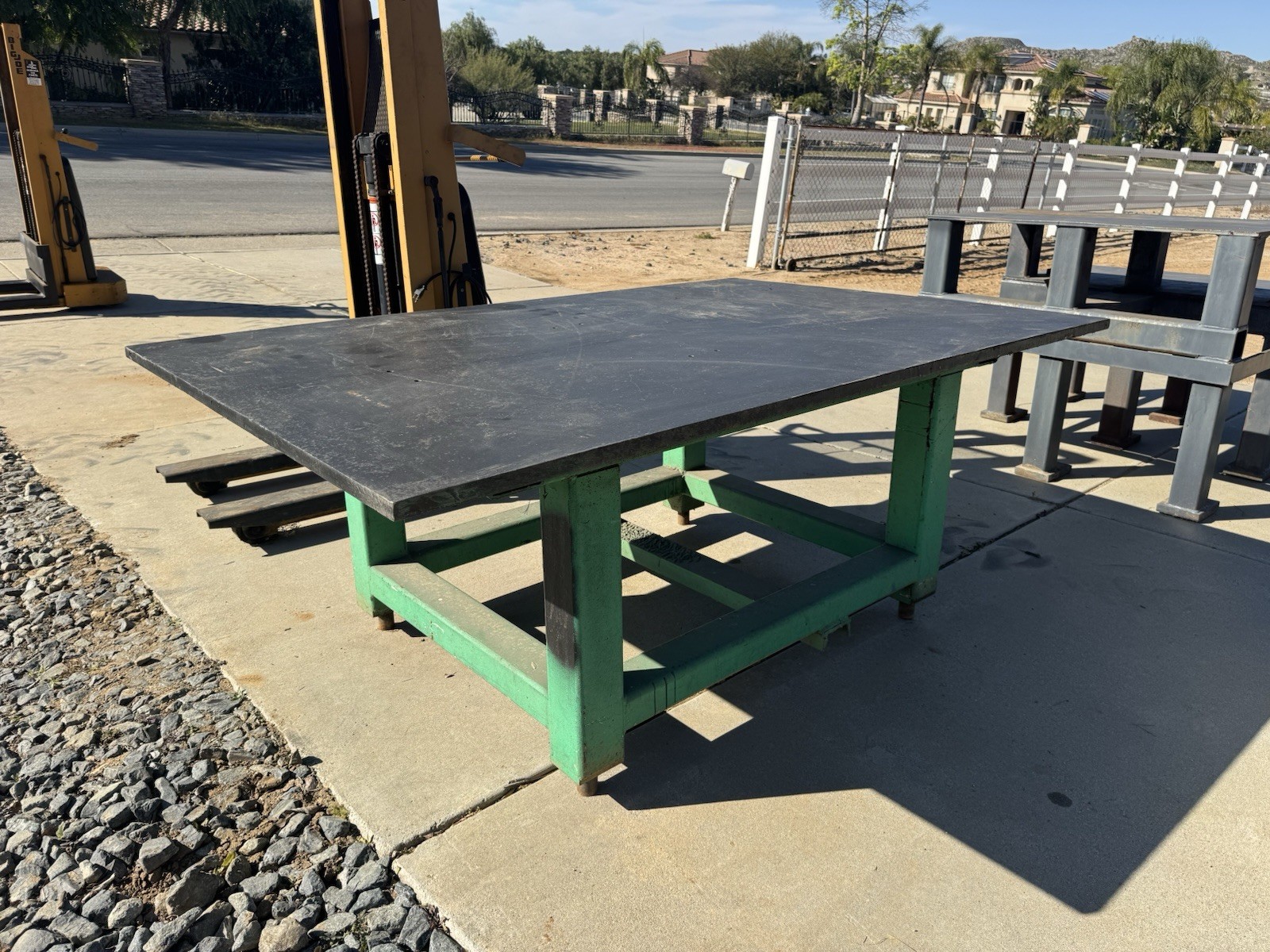 6x4' welding table 1" top