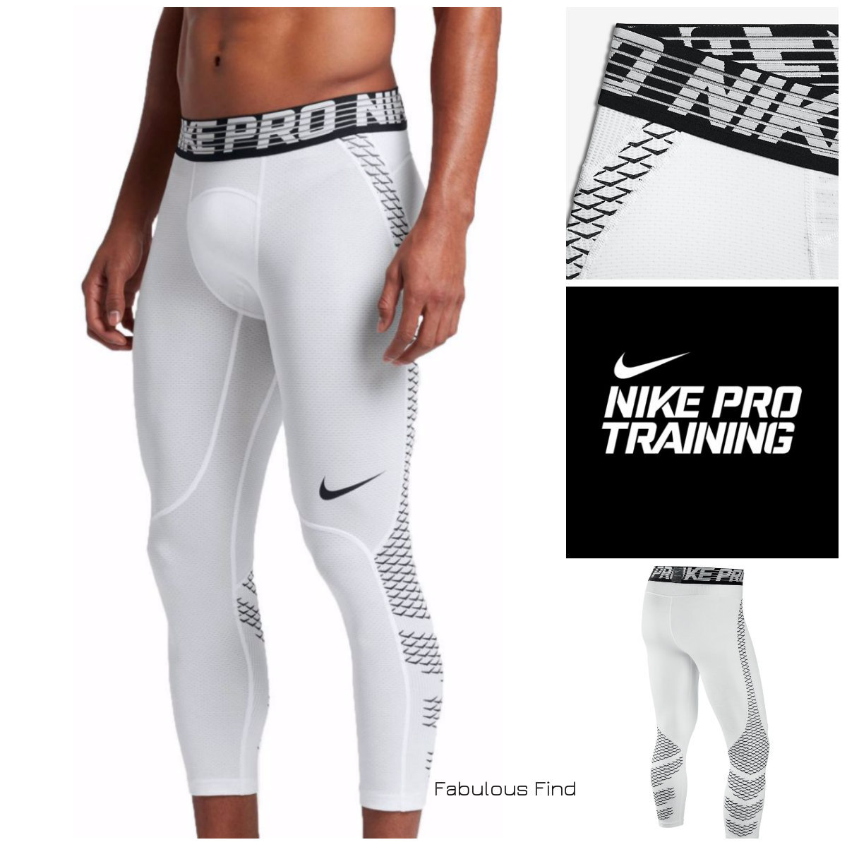 NIKE PRO Mens Compression Training Spandex Tights Base Layer HYPERCOOL/HYPERWARM