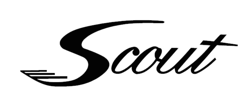 Scout Decal Sticker - Multiple Sizes & Colors - Boat Boating Watercraft Console