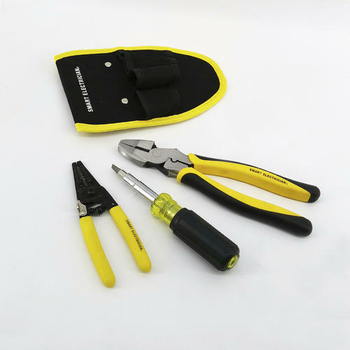 SMART ELECTRICIAN 4 Piece Electricians Tool Kit + FREE GIFT