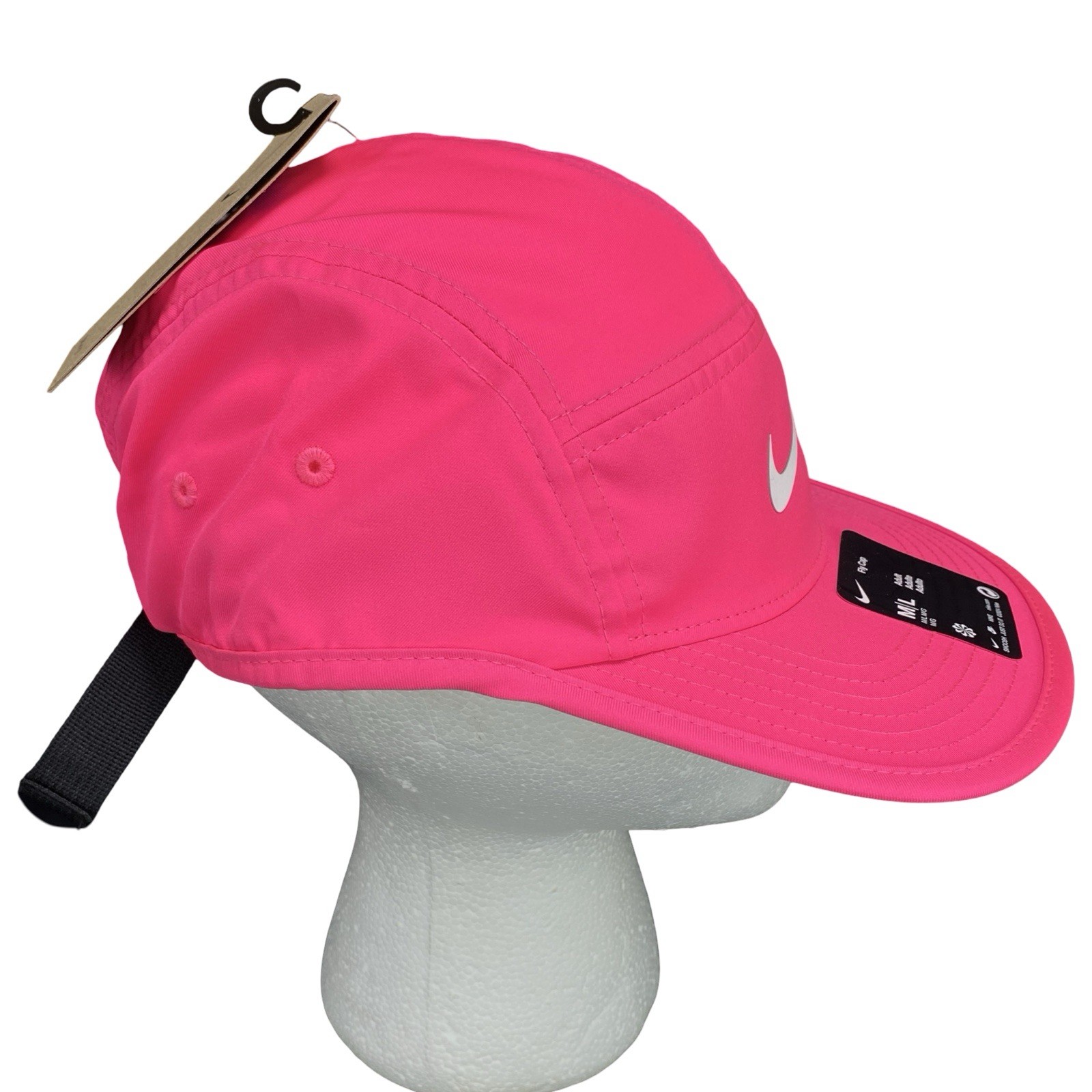 Nike Fly Dri-FIT Unstructured Swoosh Running Cap Hat 'Hyper Pink' FB5624-645