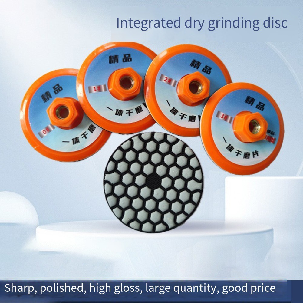 Polishing Pad for Granite For Quartz Surfaces with Flexible Crochet Rubber Back