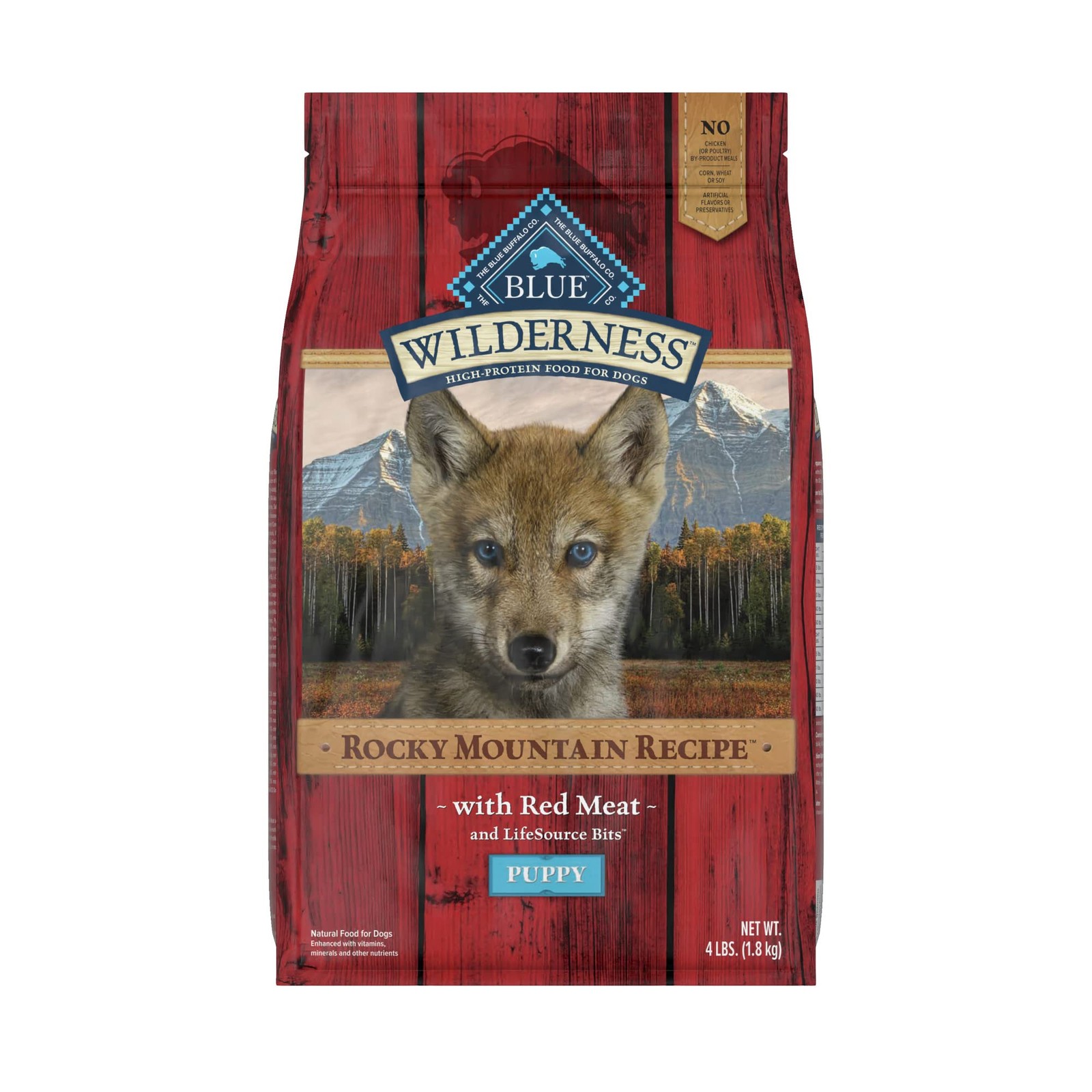 Blue Buffalo Wilderness Rocky Mountain High-Protein Natural Puppy Dry Dog Food 4