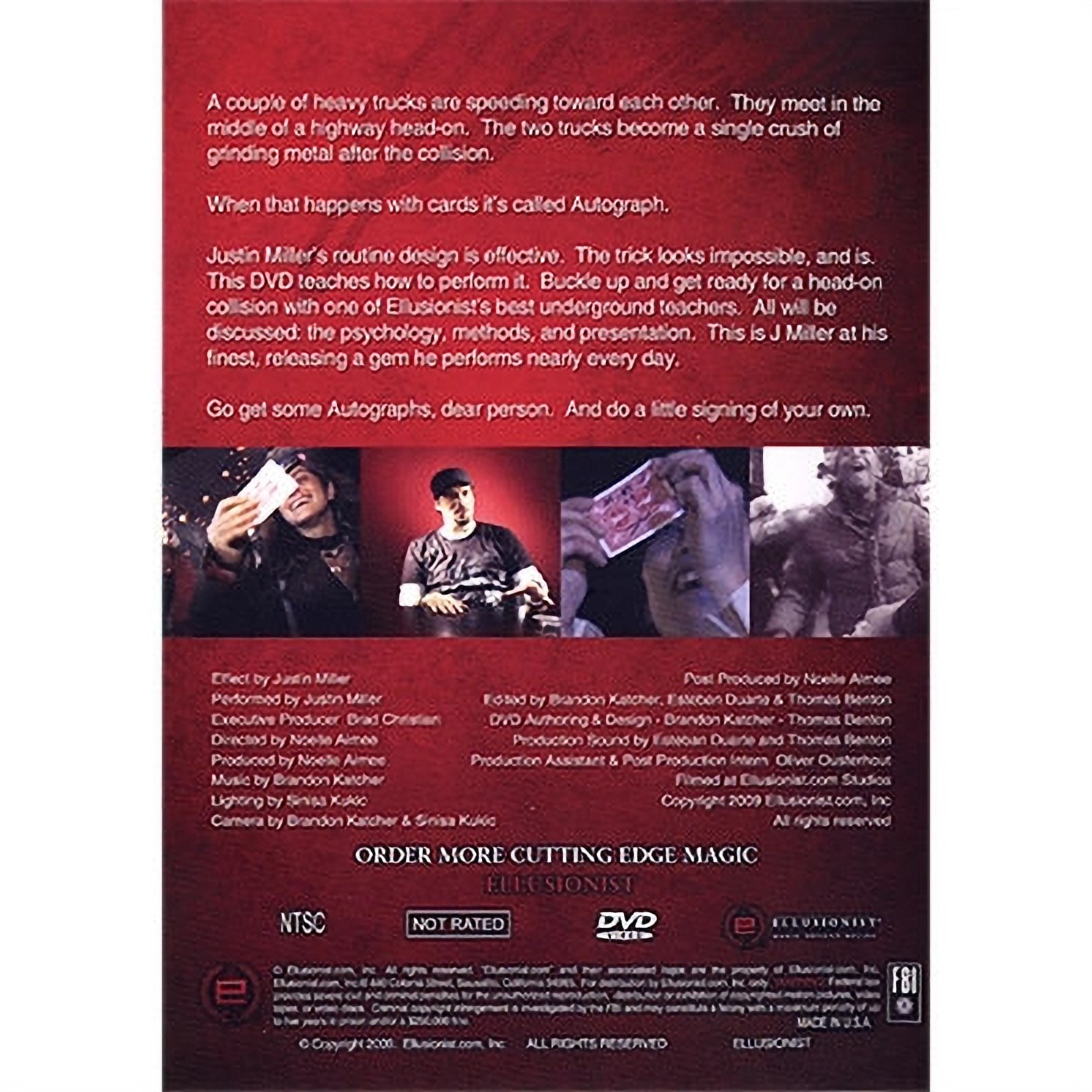 Autograph by Justin Miller (DVD)