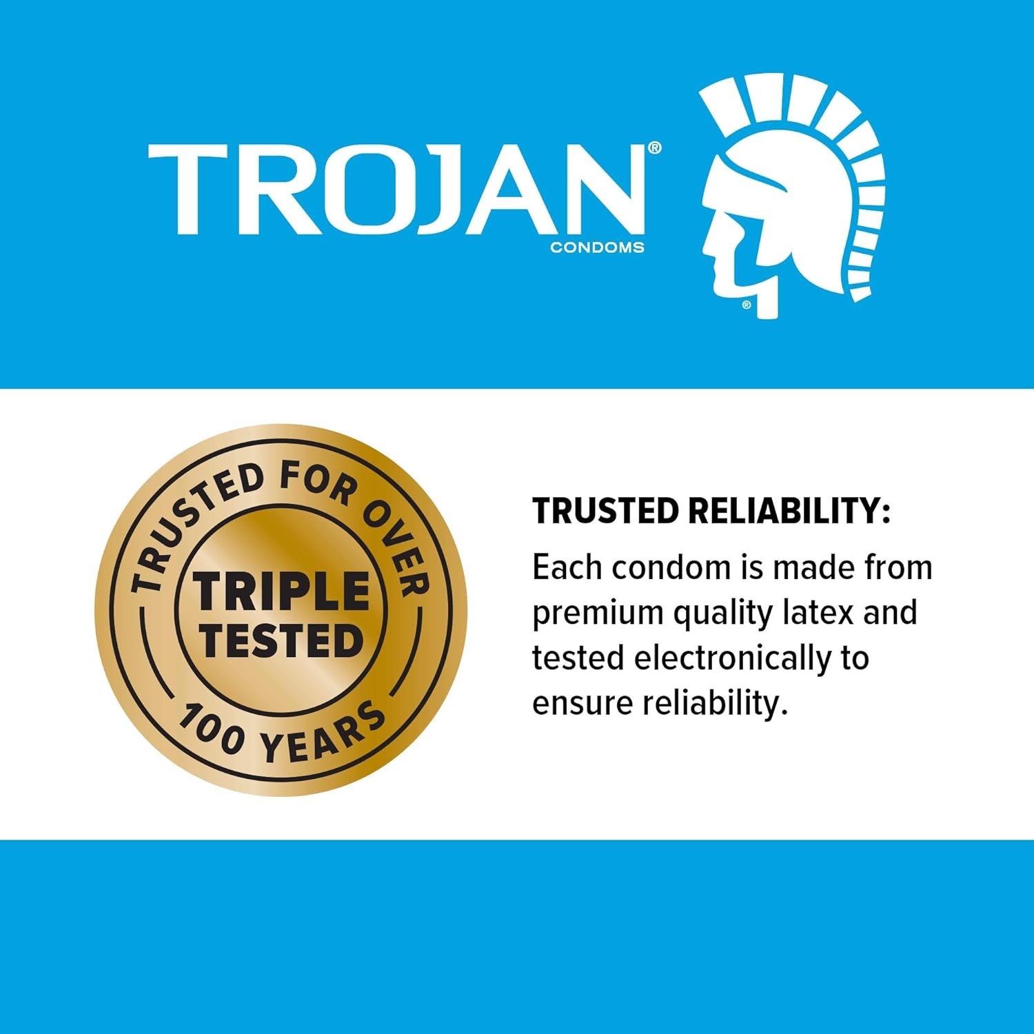 Trojan Fire & Ice Condoms 3 Pack 3 Count (Pack of 1)