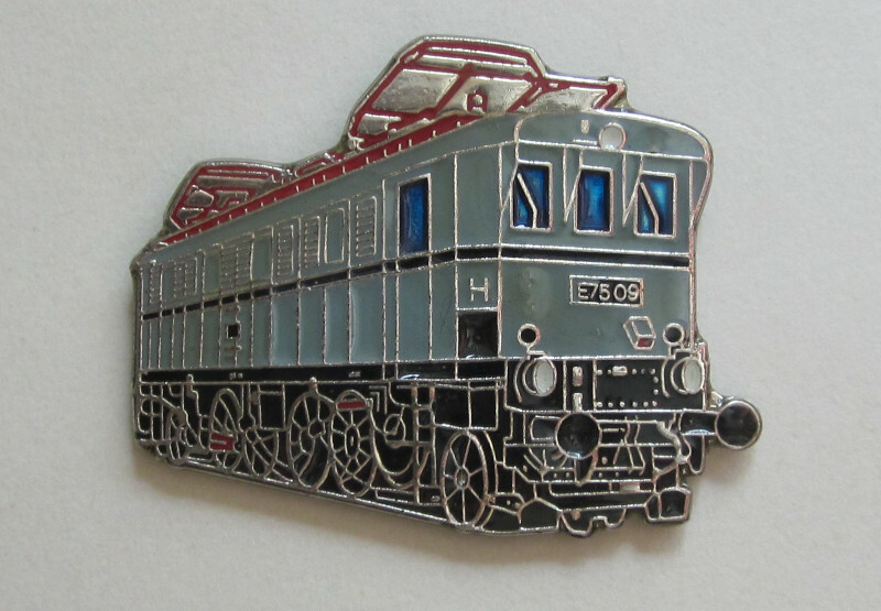 Pin Badge Electric Locomotive E 75 09