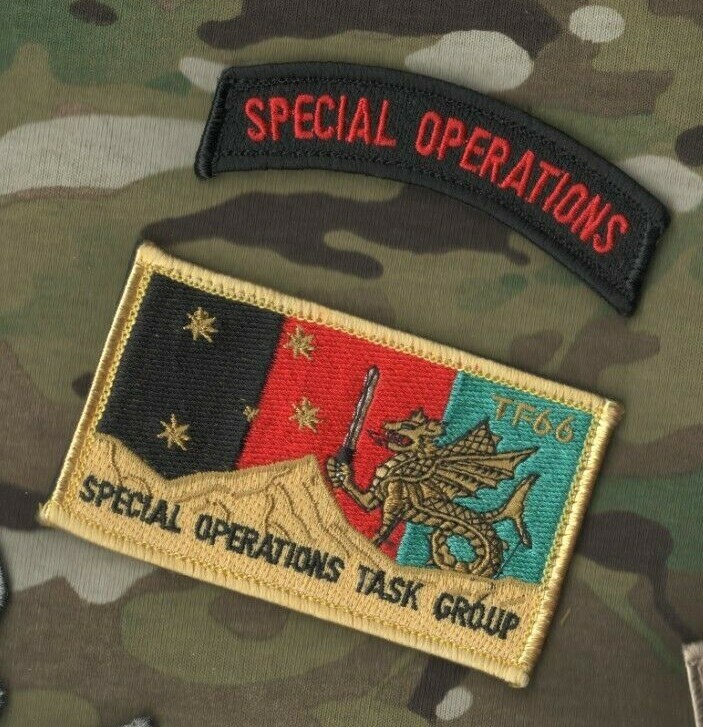 AFGHANISTAN AUSSIE ADF SPECIAL OPERATIONS TASK FORCE GROUP TF 66 velkrō INSIGNIA