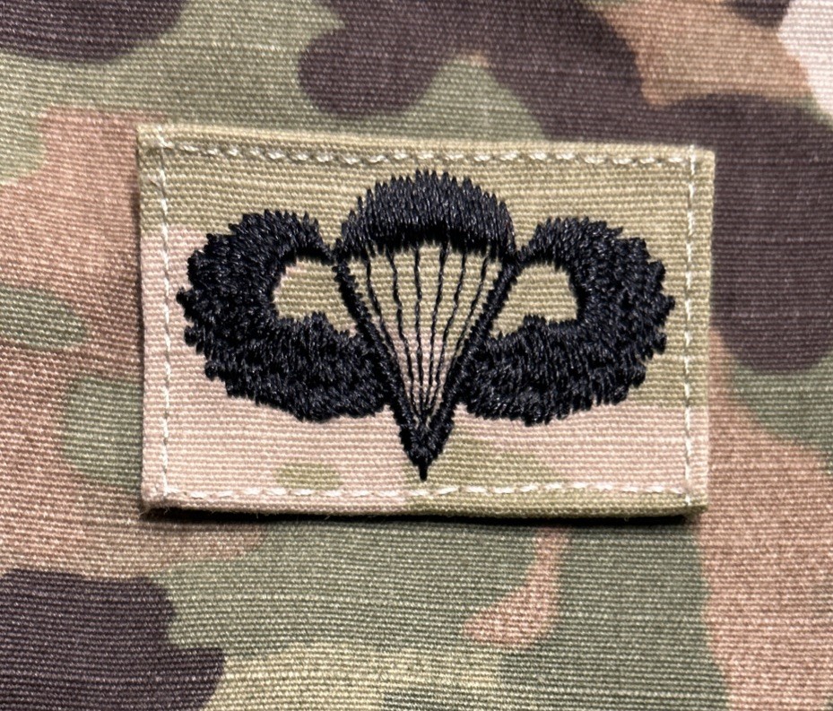 US Army Basic Parachutist Badge OCP Sew-On ACU
