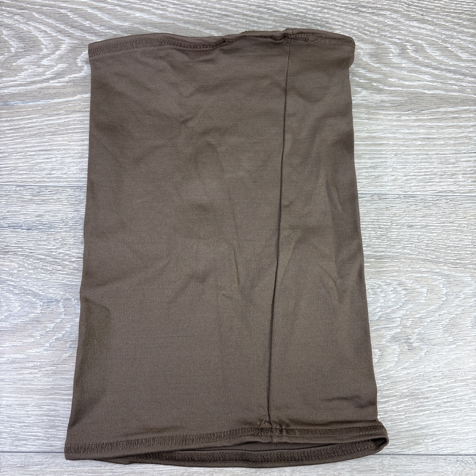 USGI MILITARY MEKE INC NECK GAITER FACE WARMER GATOR BROWN POLY PRO MASK