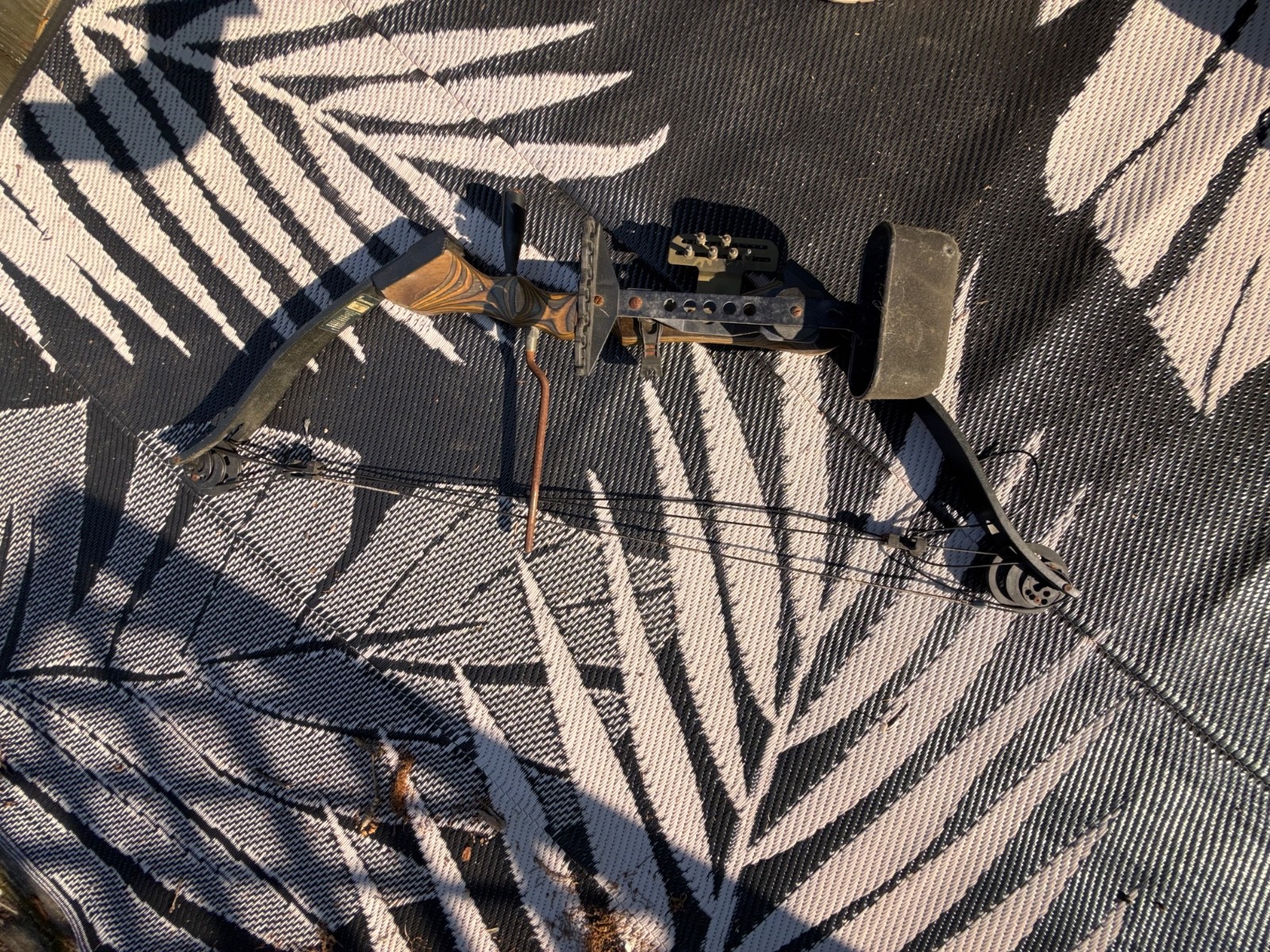 Vtg Browning Bushmaster Deluxe Camo Compound Archery Bow 32 In Scope Mount