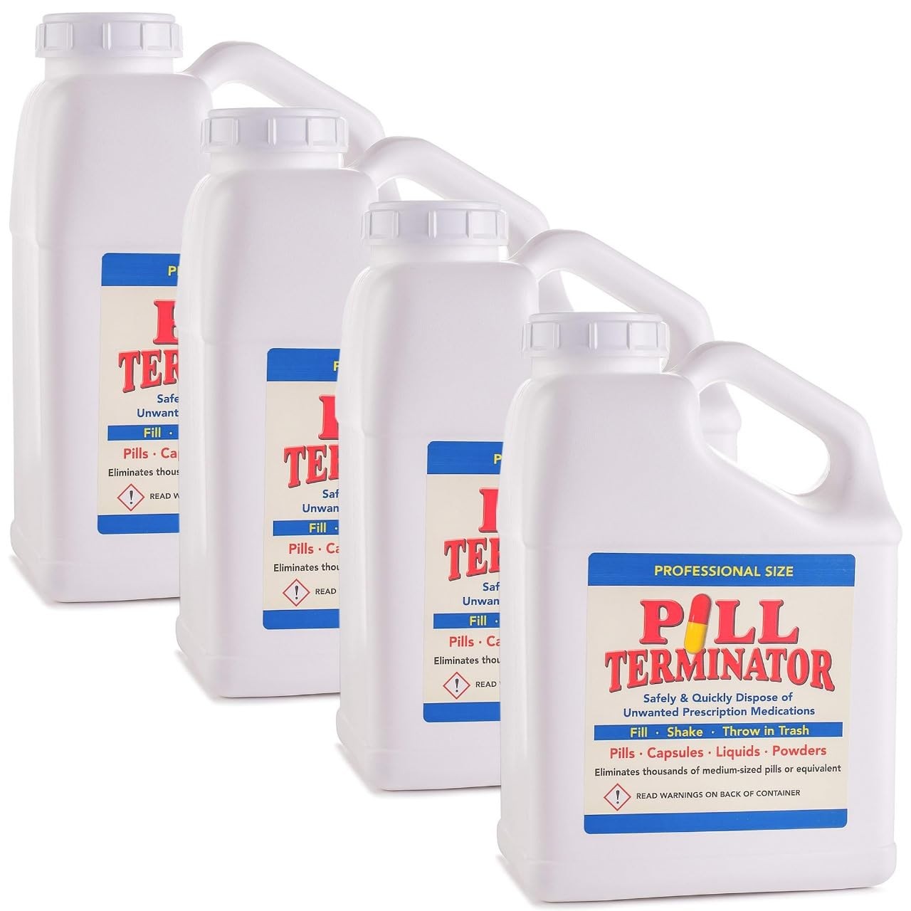 Pill Terminator - Best Safe Rx Pharmaceutical Med Destroyer  Disposal Contain...
