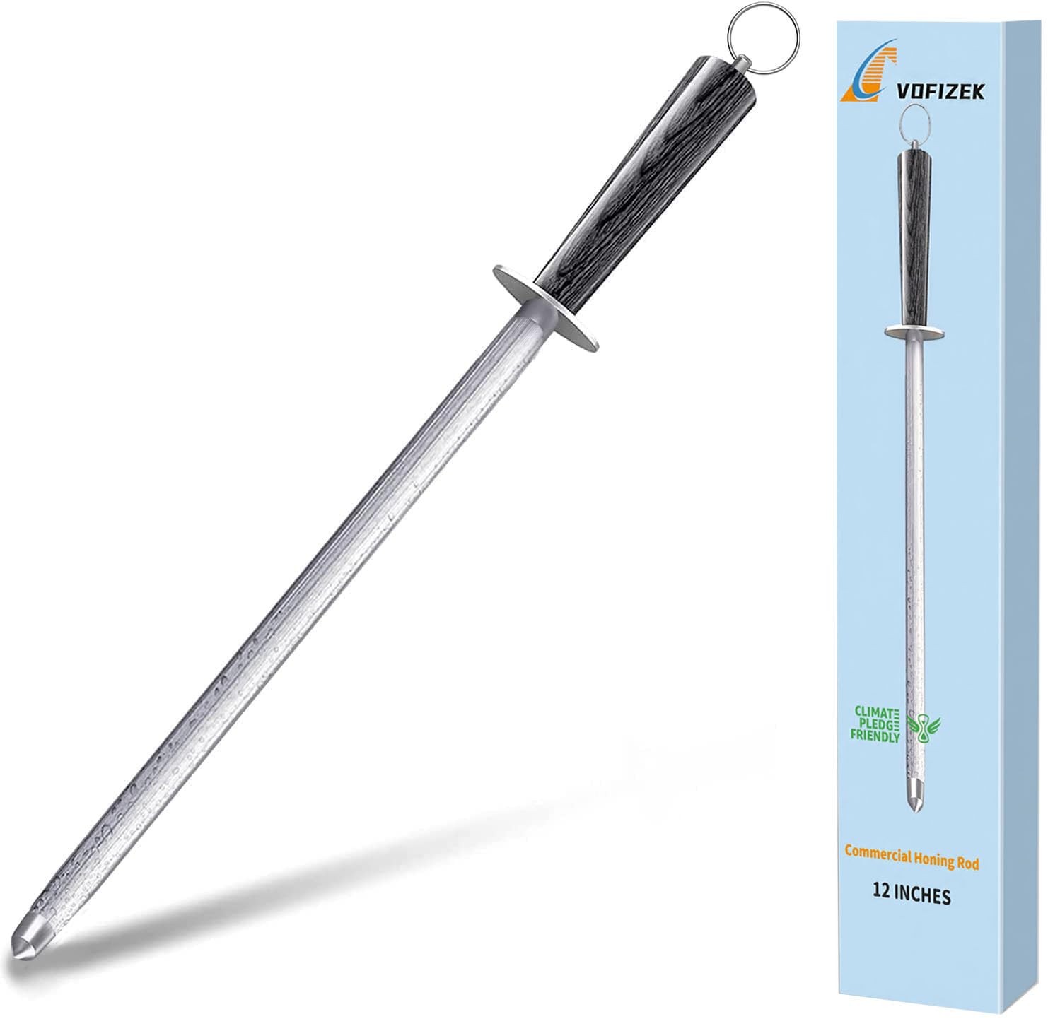 【𝐂𝐨𝐦𝐦𝐞𝐫𝐜𝐢𝐚𝐥 𝐆𝐫𝐚𝐝𝐞】Honing Rod,12" Knife Sharpener Rod Knife Sha...