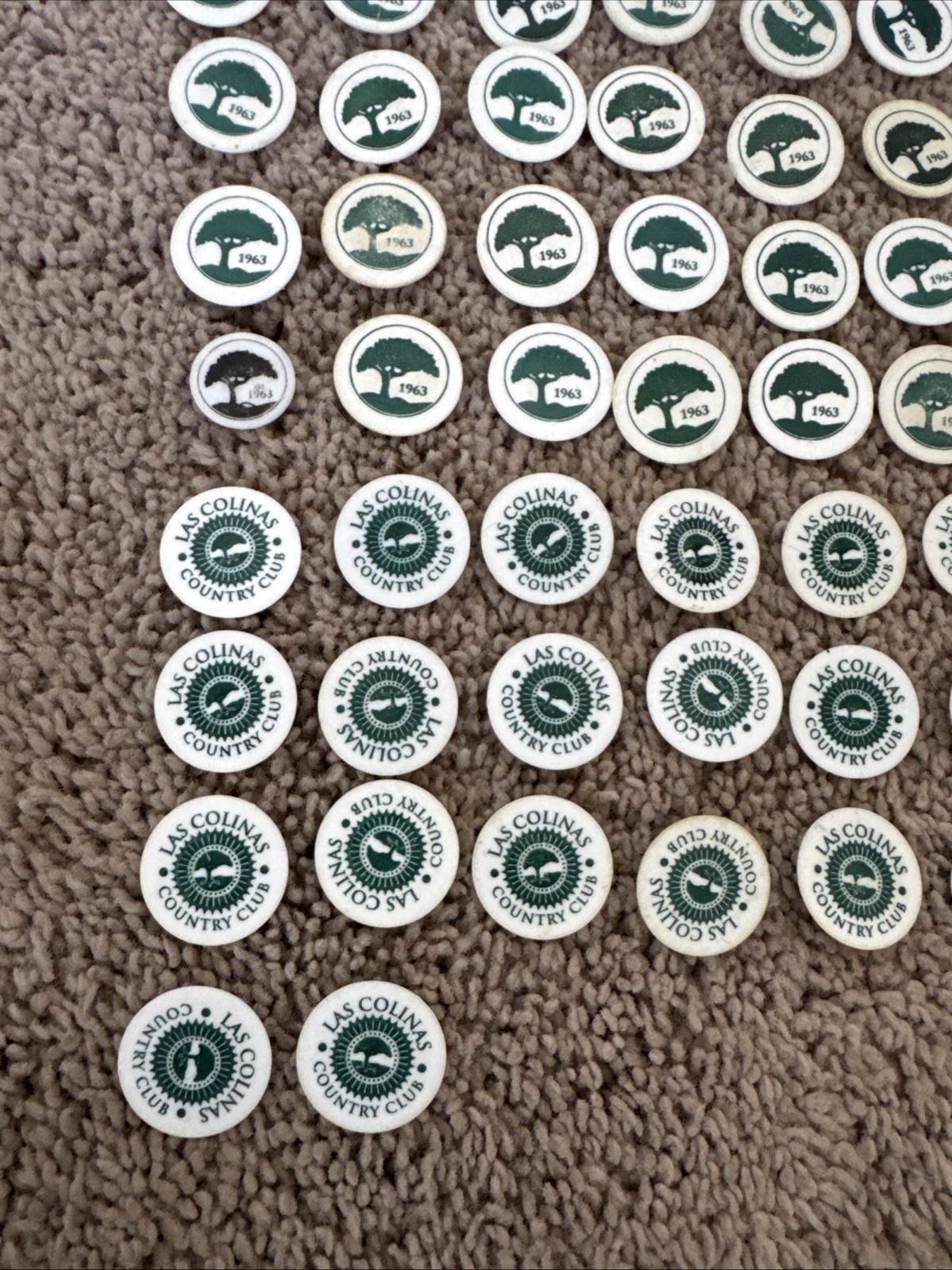 51 Las Colinas Golf Course Logo Chips