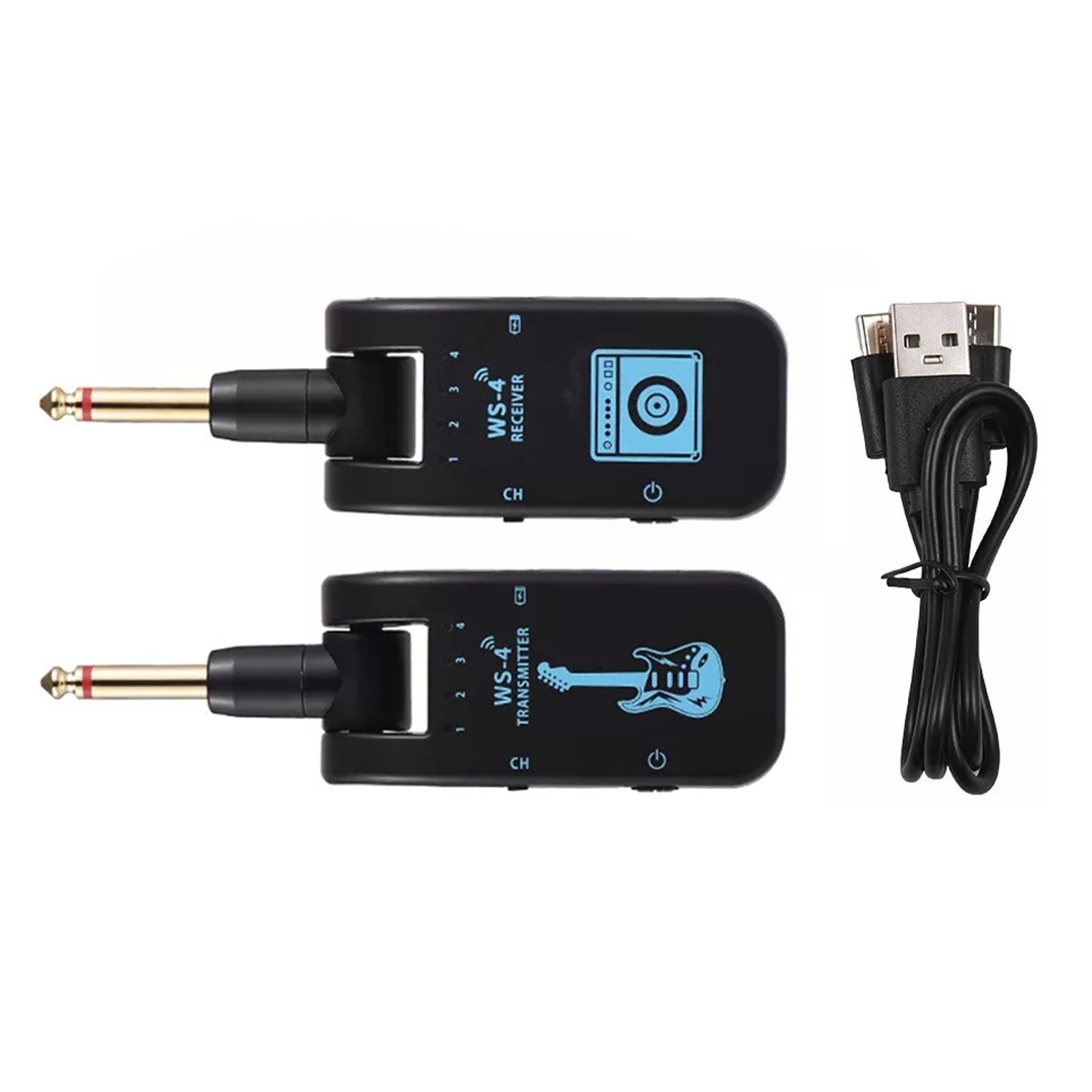 Excellent Quality 2.4G Wireless Guitar Rechargeable Transmitter And Receiver